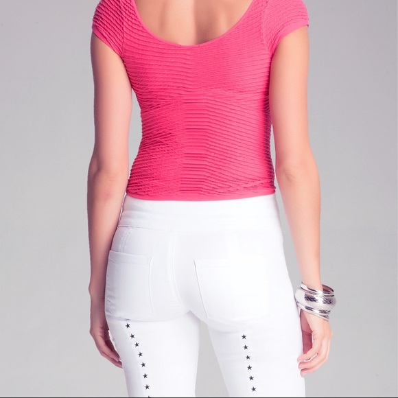 💕RARE FIND💝Bebe Corset Star Embroidered Jeans⭐️ - Picture 12 of 16